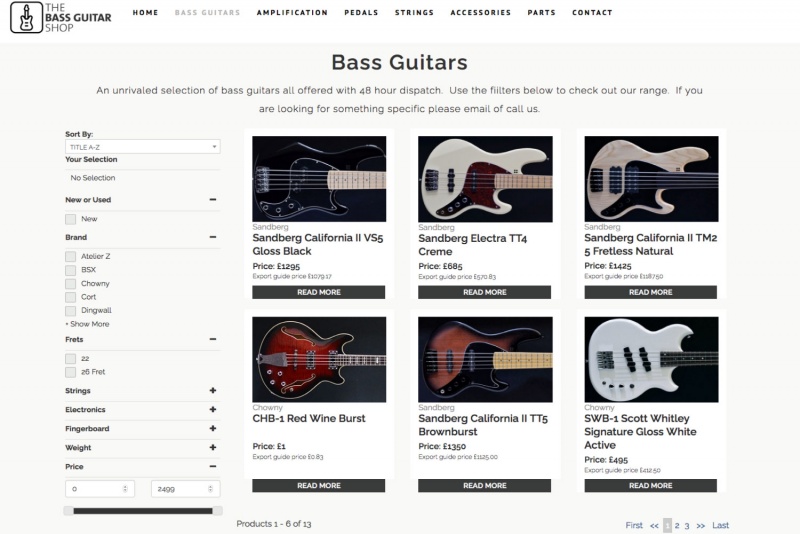 The Bass Guitar Shop